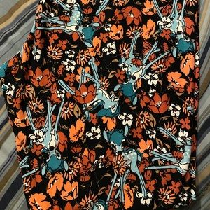 Lularoe TC Disney Bambi leggings